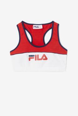 Top Deportivo Fila Kairi Bra Mujer Rojas | Fila087CW