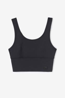 Top Deportivo Fila Kora Bra Mujer Negras | Fila912UA