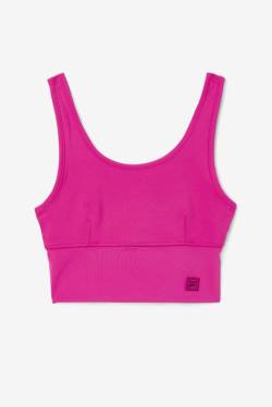 Top Deportivo Fila Kora Bra Mujer Rosas | Fila286JT