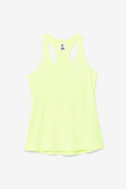 Top Deportivo Fila Pickleball Racerback Tank Mujer Amarillo | Fila125IR