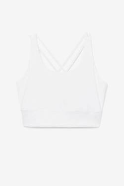 Top Deportivo Fila Uplift Cross Back Bra Mujer Blancas | Fila230OQ