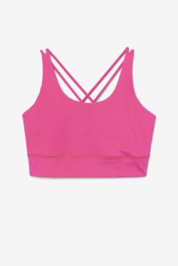 Top Deportivo Fila Uplift Cross Back Bra Mujer Rosas Claro | Fila835LI