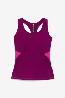 Top Deportivo Fila Uplift Open Racerback Tank Mujer Moradas Rosas Claro | Fila809YJ