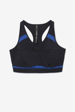 Top Deportivo Fila Uplift Racerback Sports Bra Mujer Negras Azul Marino | Fila036JV