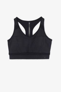 Top Deportivo Fila Uplift Racerback Sports Bra Mujer Negras | Fila162CB