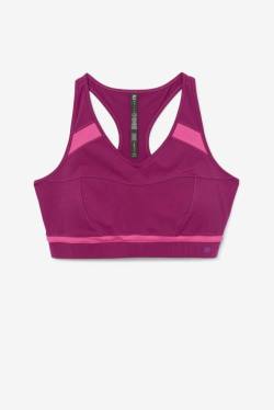 Top Deportivo Fila Uplift Racerback Sports Bra Mujer Moradas Rosas Claro | Fila958AY