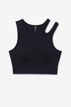 Top Deportivo Fila Uplift Slice Crop Bra Mujer Negras | Fila014PB