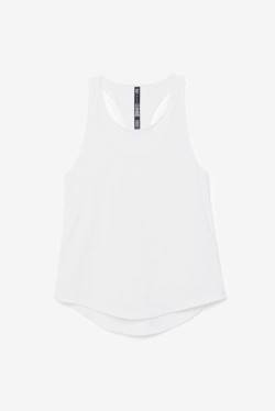 Top Deportivo Fila Uplift Textured Racerback Tank Mujer Blancas | Fila720JL