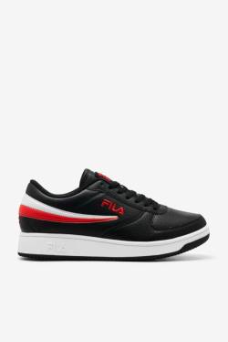 Zapatillas Fila A-low Hombre Negras Rojas Blancas | Fila769ZG