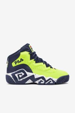 Zapatillas Fila Mb Hombre Amarillo Azul Marino Blancas | Fila601BV