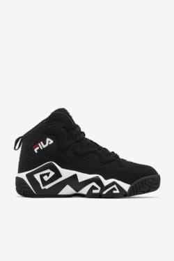 Zapatillas Fila Mb Hombre Negras Blancas Rojas | Fila518WR