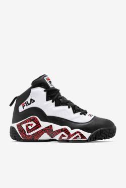 Zapatillas Fila Mb Hombre Negras Blancas Rojas | Fila618LM