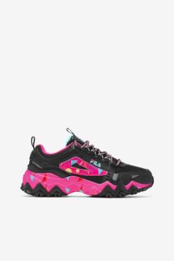 Zapatillas Fila Oakmont TR Mujer Negras Rosas | Fila695HR