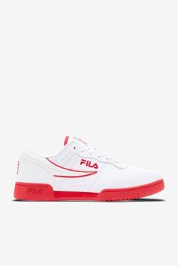 Zapatillas Fila Original Fitness Hombre Blancas Rojas Blancas | Fila789FE