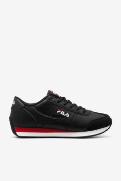 Zapatillas Fila Province Hombre Negras Rojas Blancas | Fila462VB