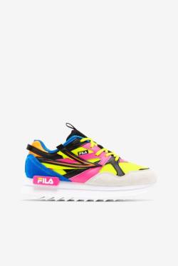 Zapatillas Fila Sandenal Orbit Mujer Amarillo Rosas Azules | Fila697UI