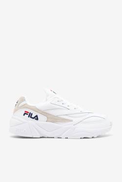 Zapatillas Fila V94m Hombre Blancas Azul Marino Rojas | Fila754HY