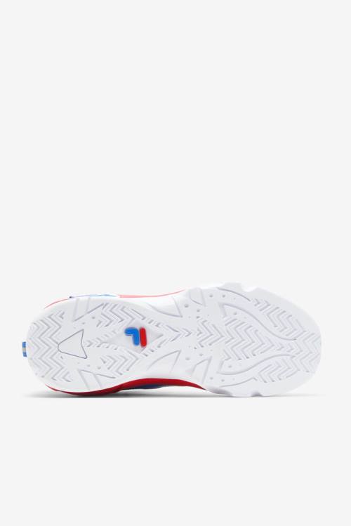 1 Zapatillas Fila Grant Hill Hombre Blancas Rojas Azules | Fila106FE