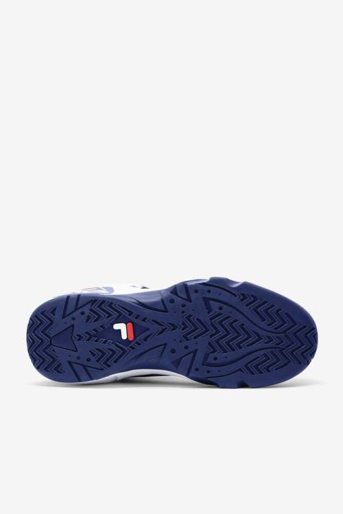 1 Zapatillas Fila Grant Hill Hombre Blancas Azul Marino Rojas | Fila420NY