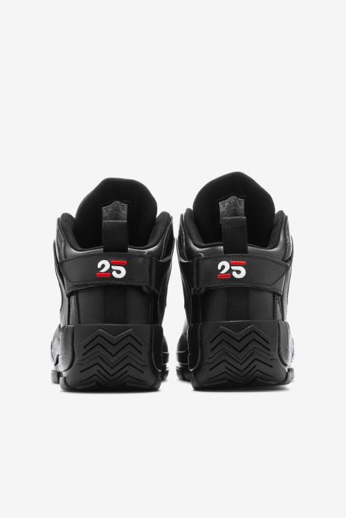 2 25th Anniversary Edition Zapatillas Fila Grant Hill Hombre Negras Blancas Rojas | Fila295FJ