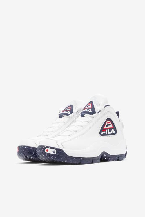 2 '96 Reissue Limited Edition Zapatillas Fila Grant Hill Mujer Blancas Azul Marino | Fila186HB