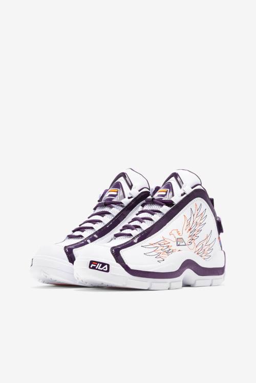 2 History Zapatillas Fila Grant Hill Mujer Blancas Moradas Naranjas | Fila537BD