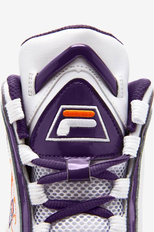 2 History Zapatillas Fila Grant Hill Mujer Blancas Moradas Naranjas | Fila537BD