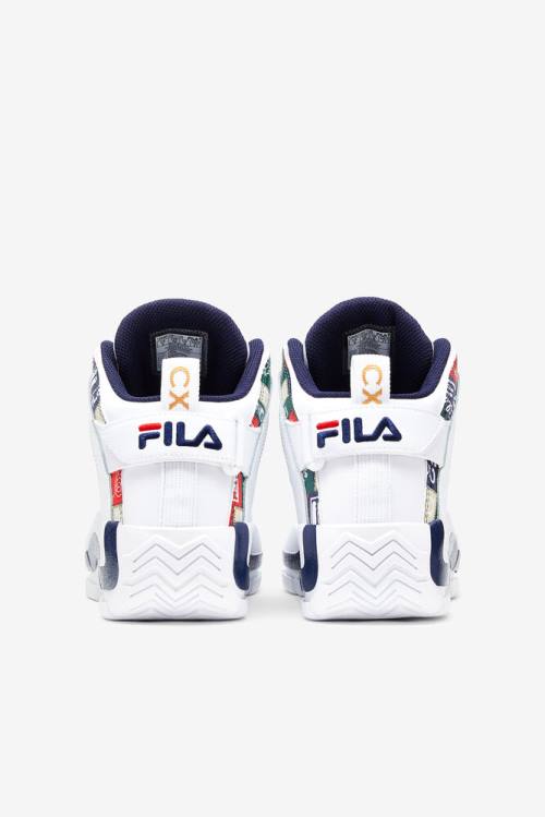 2 Patchwork Zapatillas Fila Grant Hill Hombre Blancas Azul Marino Rojas | Fila601SD