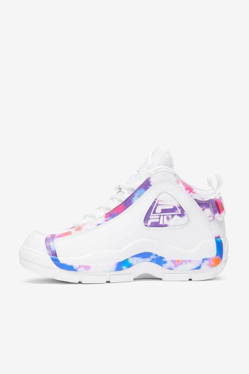 2 Tie Dye Zapatillas Fila Grant Hill Hombre Blancas | Fila396TL