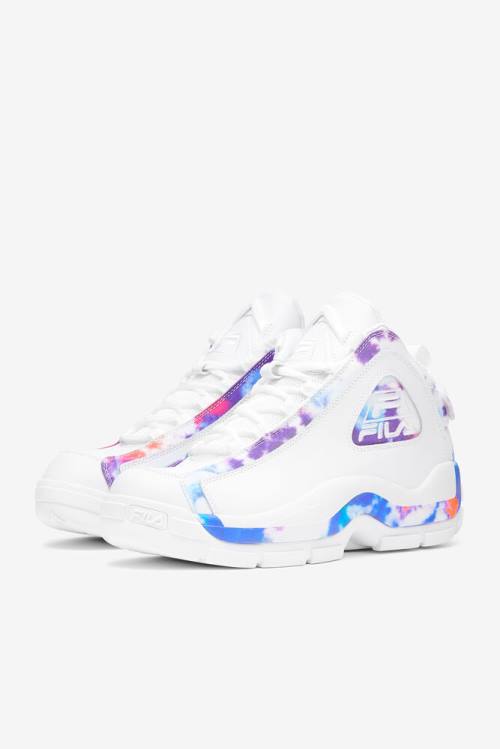 2 Tie Dye Zapatillas Fila Grant Hill Hombre Blancas | Fila396TL