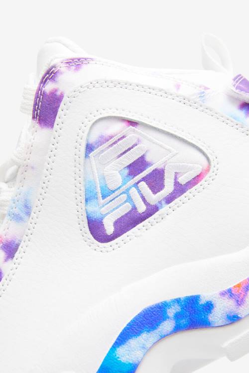 2 Tie Dye Zapatillas Fila Grant Hill Hombre Blancas | Fila396TL