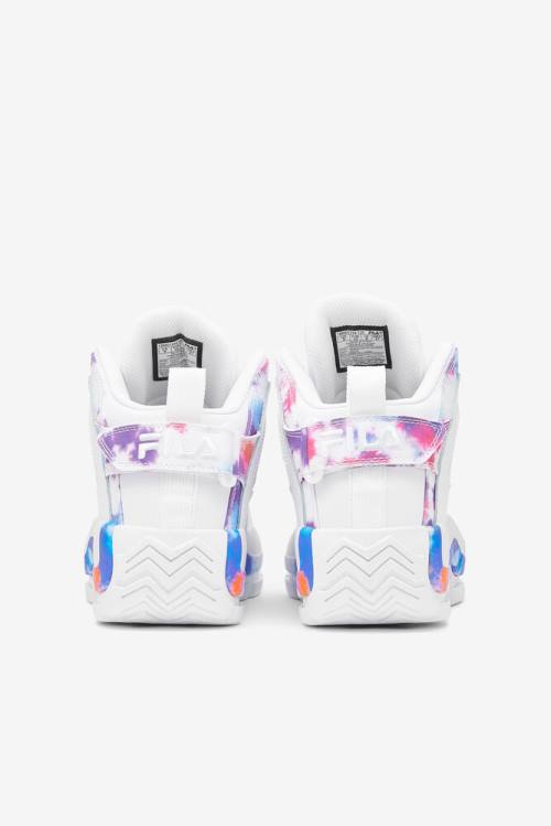 2 Tie Dye Zapatillas Fila Grant Hill Mujer Blancas | Fila356JA