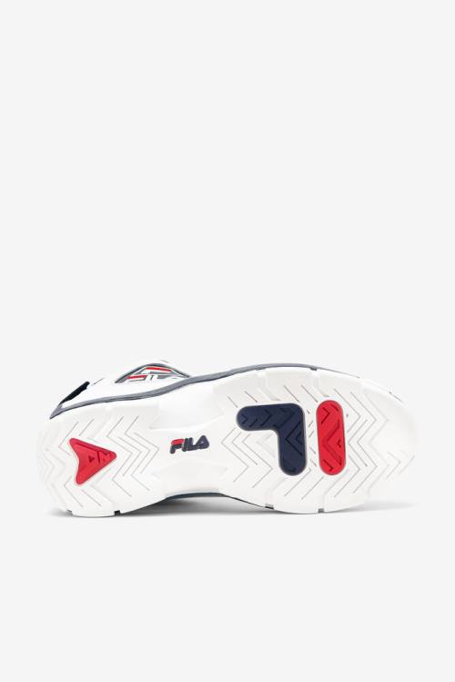 2 Zapatillas Fila Grant Hill Hombre Blancas Azul Marino Rojas | Fila671QA