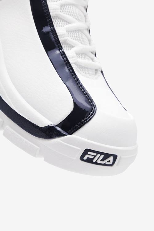 2 Zapatillas Fila Grant Hill Hombre Blancas Azul Marino Rojas | Fila671QA