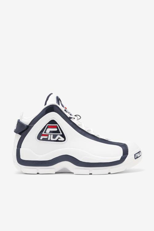 2 Zapatillas Fila Grant Hill Hombre Blancas Azul Marino Rojas | Fila671QA