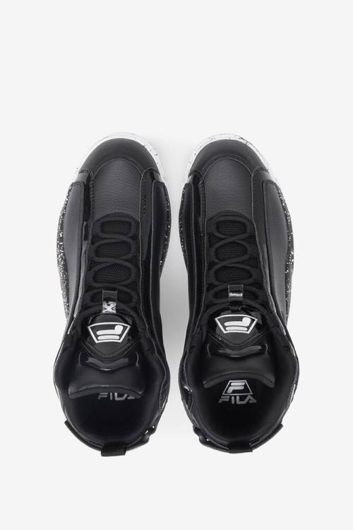 2 Zapatillas Fila Grant Hill Hombre Negras Blancas | Fila172ST