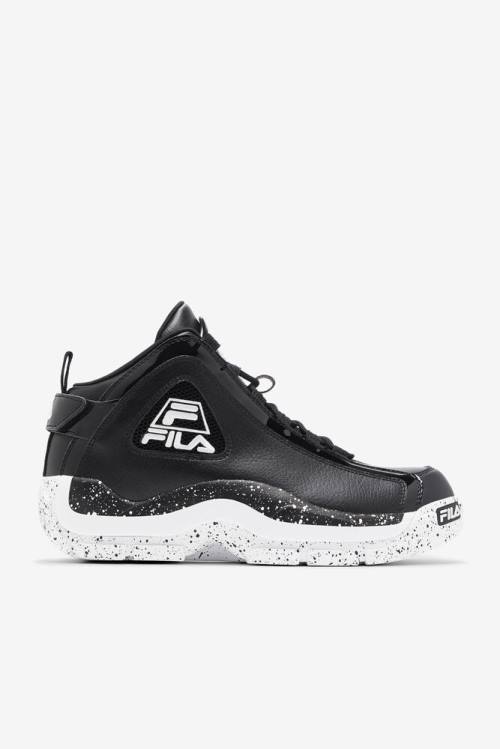 2 Zapatillas Fila Grant Hill Hombre Negras Blancas | Fila172ST