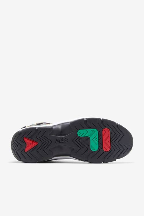 2 Zapatillas Fila Grant Hill Hombre Negras Limón | Fila630UY