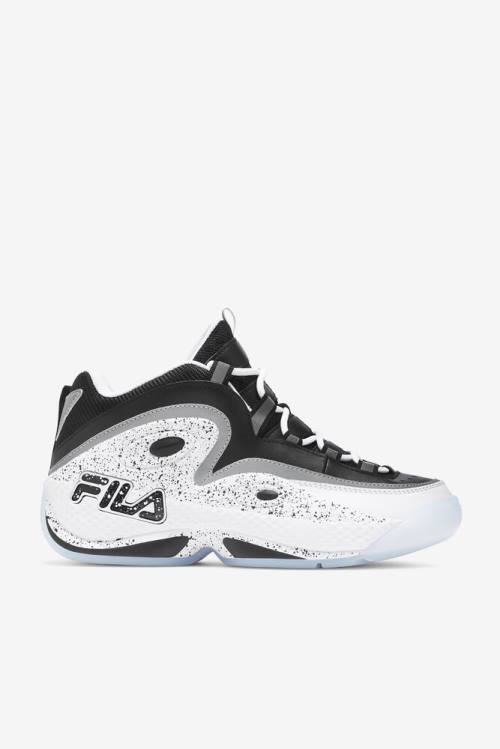 3 Zapatillas Fila Grant Hill Hombre Negras Blancas | Fila127XS