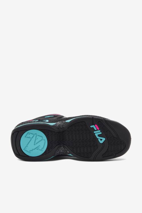 3 Zapatillas Fila Grant Hill Hombre Negras Rosas | Fila517WI