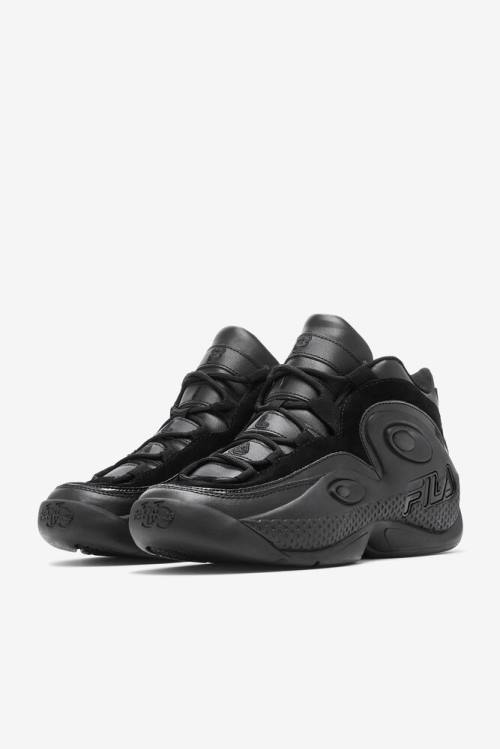 3 Zapatillas Fila Grant Hill Mujer Negras | Fila642AQ