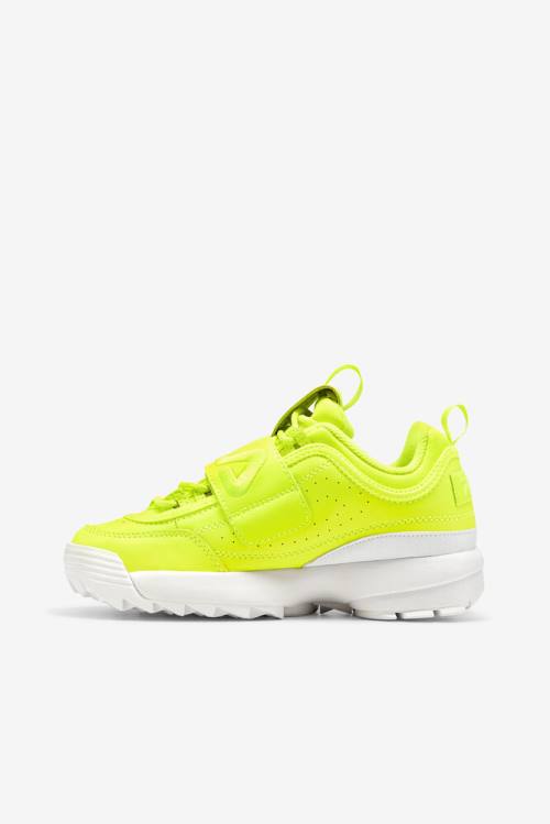 Applique Zapatillas Fila Disruptor 2 Mujer Amarillo Blancas | Fila892WU