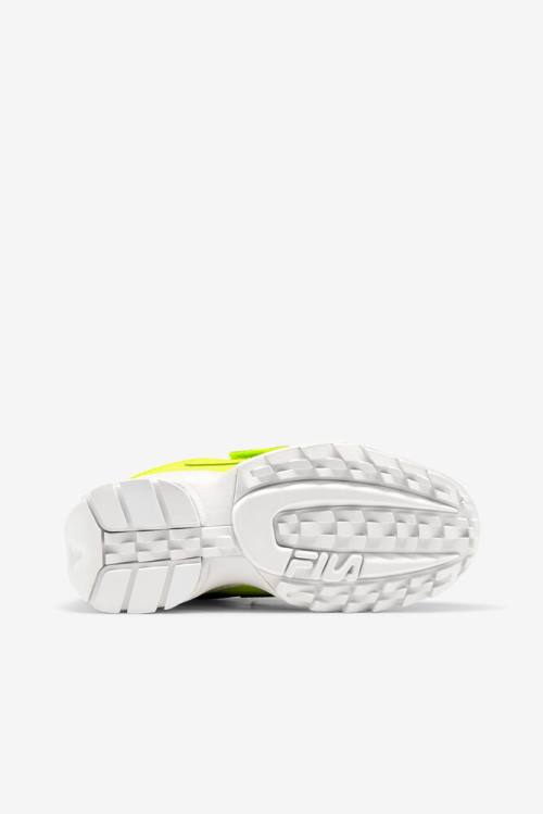 Applique Zapatillas Fila Disruptor 2 Mujer Amarillo Blancas | Fila892WU