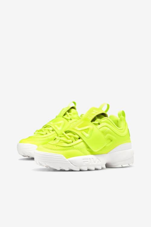 Applique Zapatillas Fila Disruptor 2 Mujer Amarillo Blancas | Fila892WU