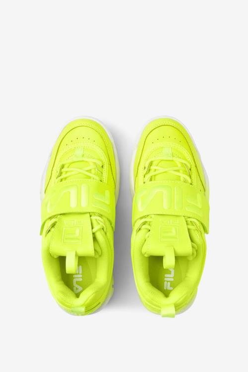 Applique Zapatillas Fila Disruptor 2 Mujer Amarillo Blancas | Fila892WU