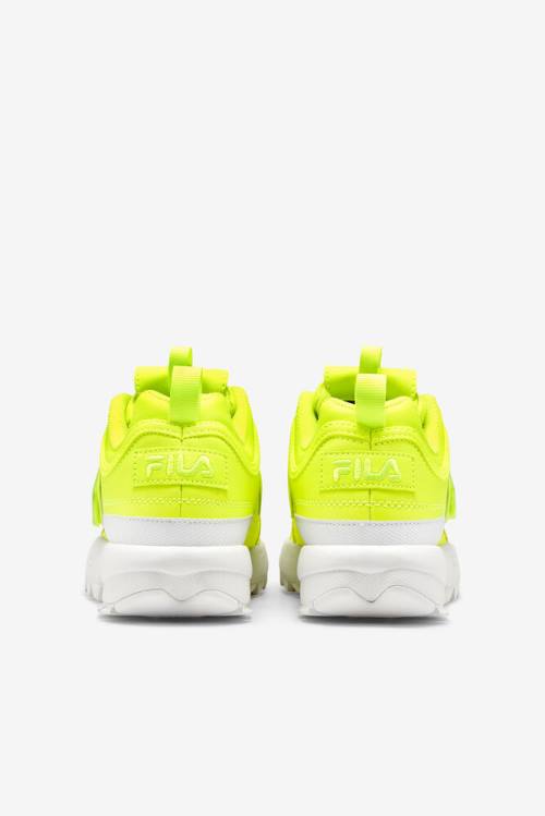 Applique Zapatillas Fila Disruptor 2 Mujer Amarillo Blancas | Fila892WU