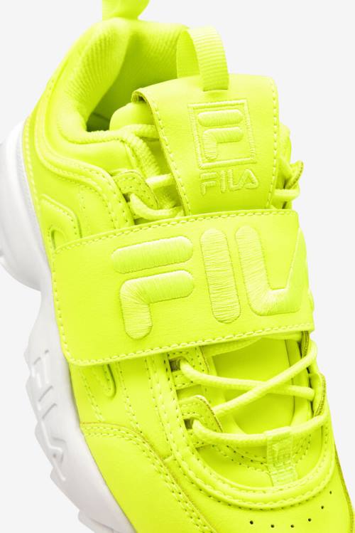 Applique Zapatillas Fila Disruptor 2 Mujer Amarillo Blancas | Fila892WU