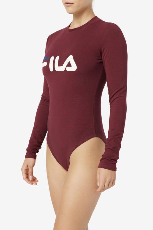 Bodysuit Fila Chaya Mujer Burdeos | Fila916GR