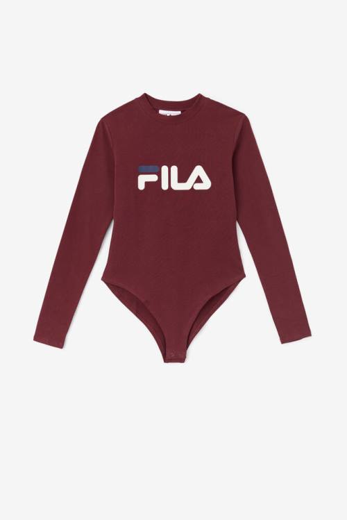 Bodysuit Fila Chaya Mujer Burdeos | Fila916GR