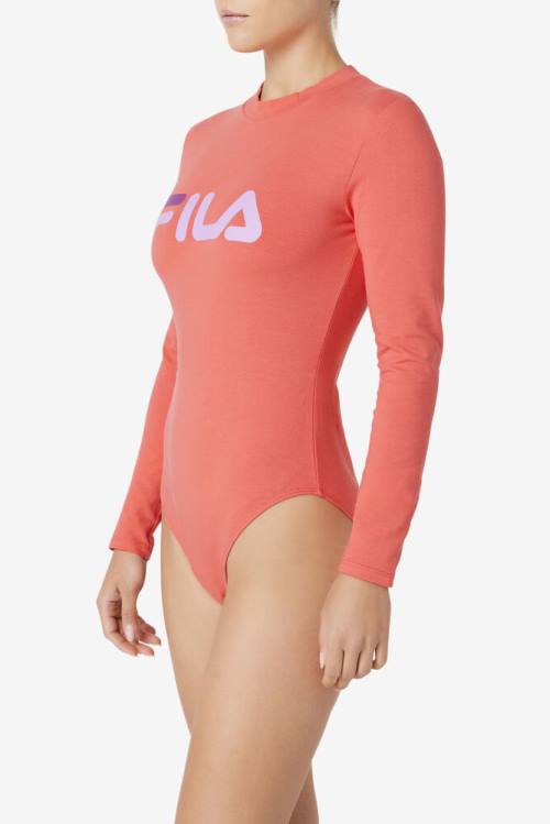 Bodysuit Fila Chaya Mujer Rojas | Fila092JH